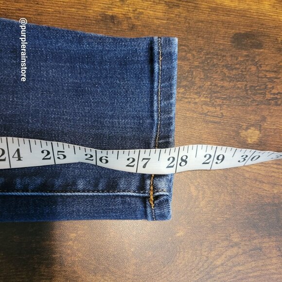 Madewell Jeans 26 Skinny 10" High Rise Woodland Wash Stretch Tummy Control Denim - Picture 11 of 12